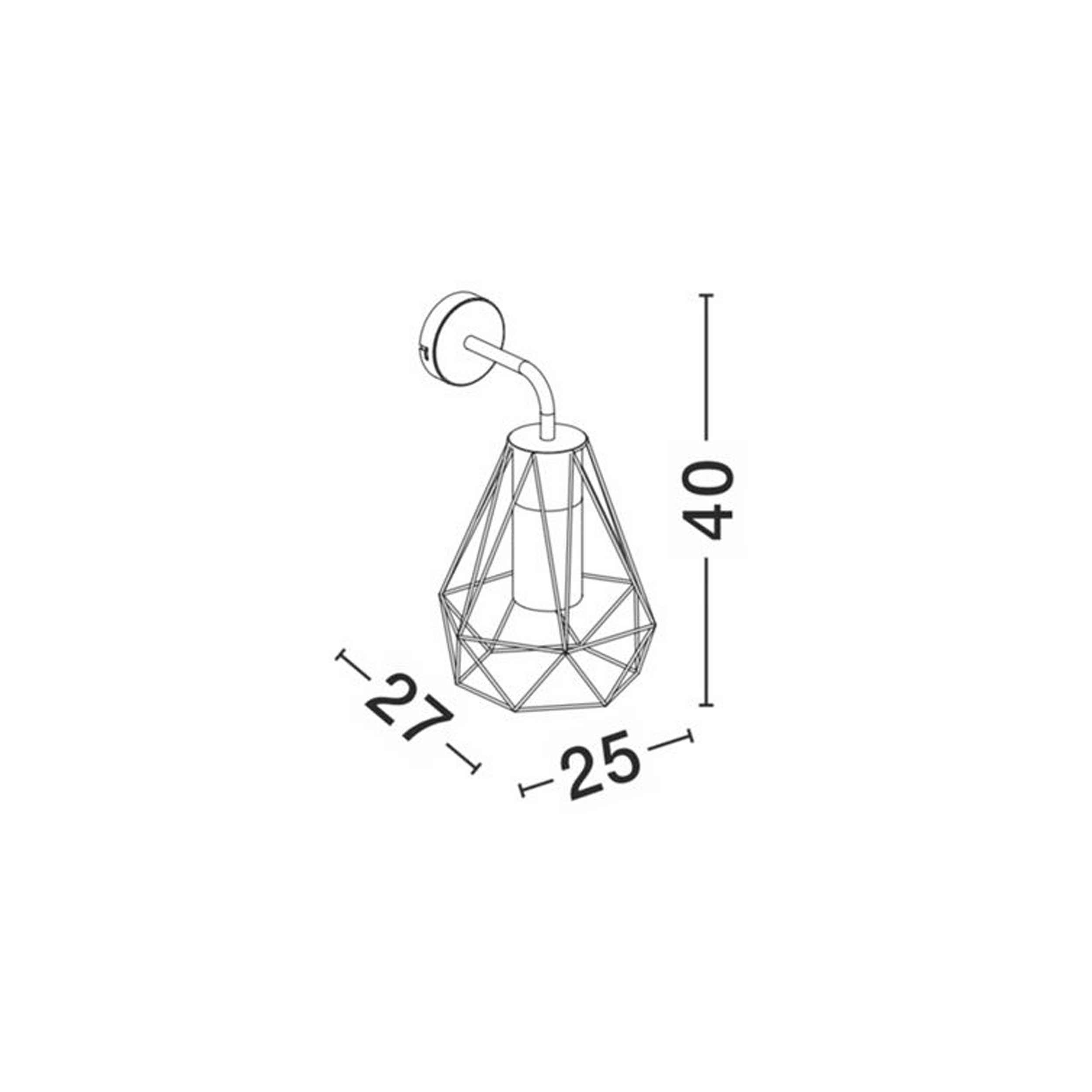 Nova Luce Isidora E27 wall light