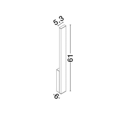 Nova Luce Isos wall mounted exterior light IP65