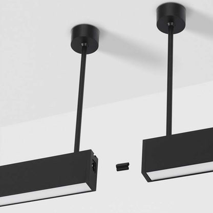 Nova Luce Lina Opal LED linear surface-mounted ceiling light connectable