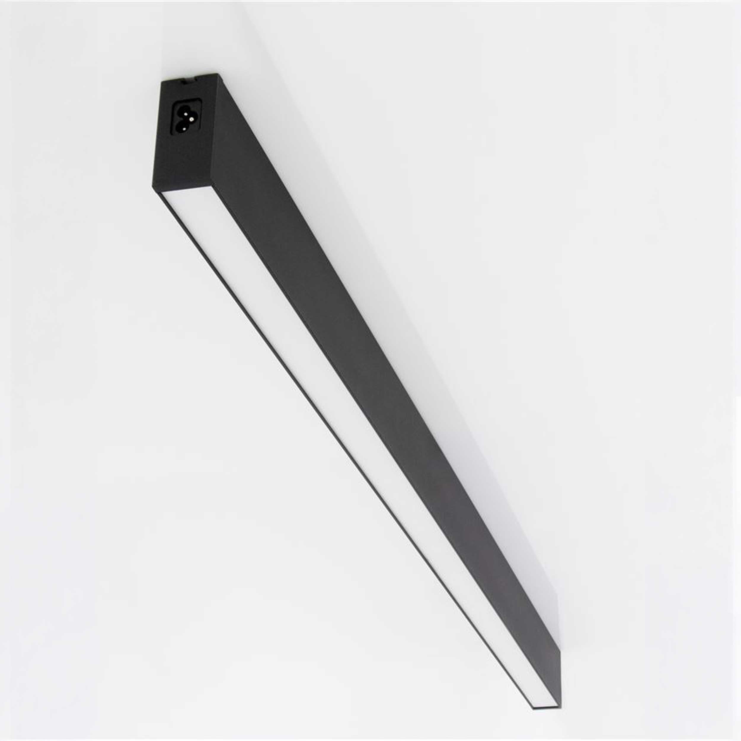Nova Luce Lina Opal LED linear surface-mounted ceiling light connectable