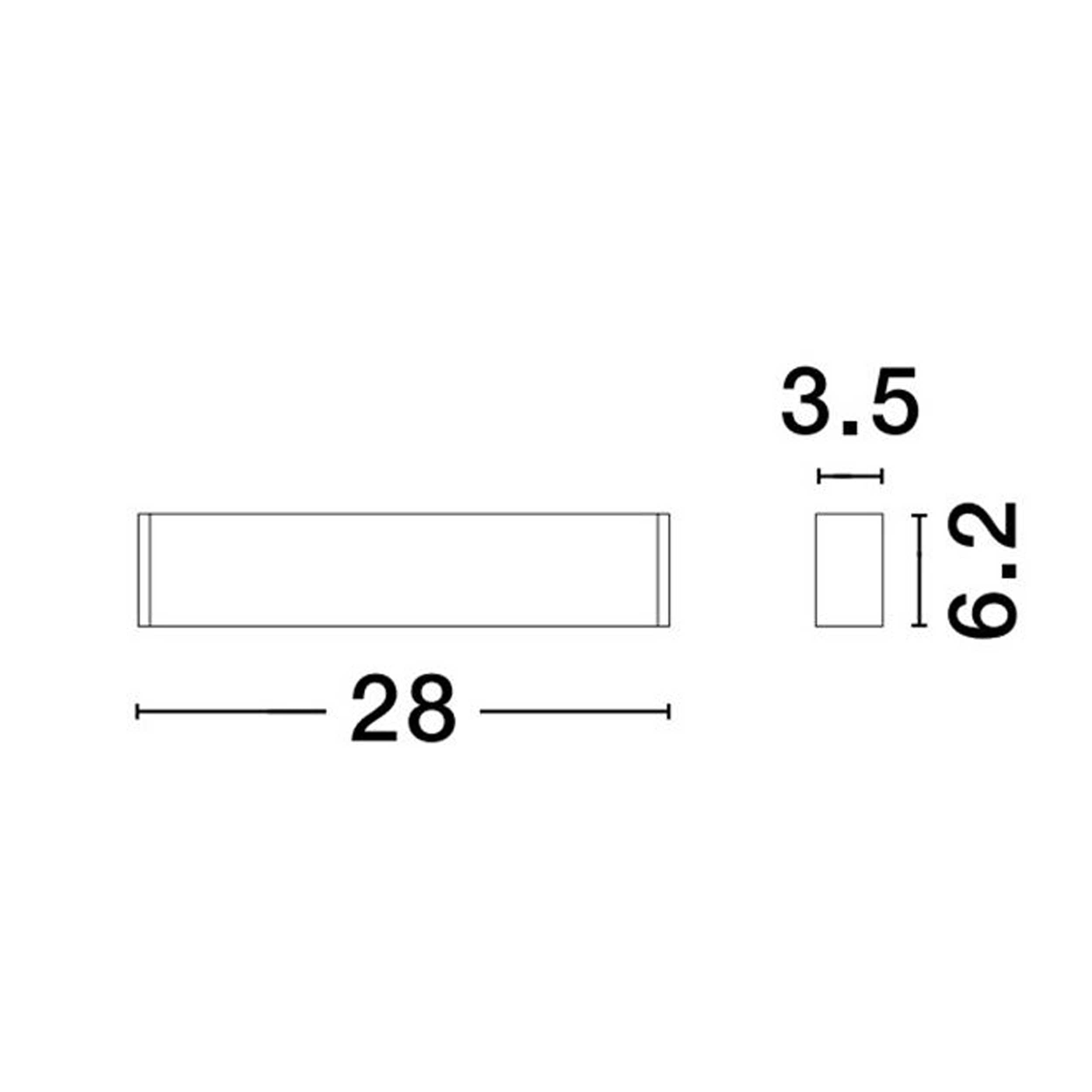 Nova Luce Lina Antiglare LED linear surface-mounted ceiling light connectable