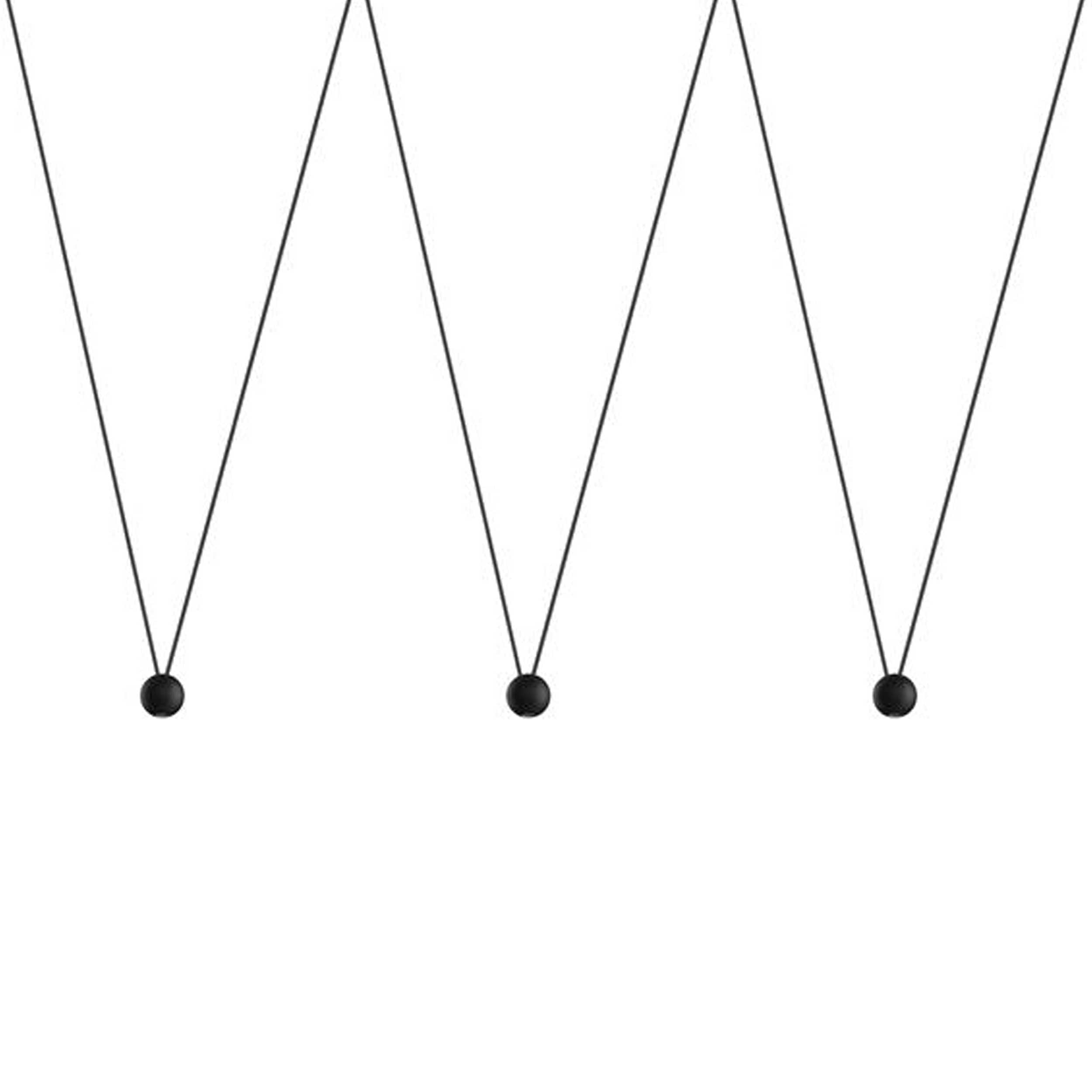 Nova Luce Nocci LED pendant light with cable suspension