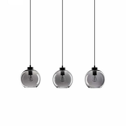 Nova Luce Palmer E27 glass pendant light longitudinal
