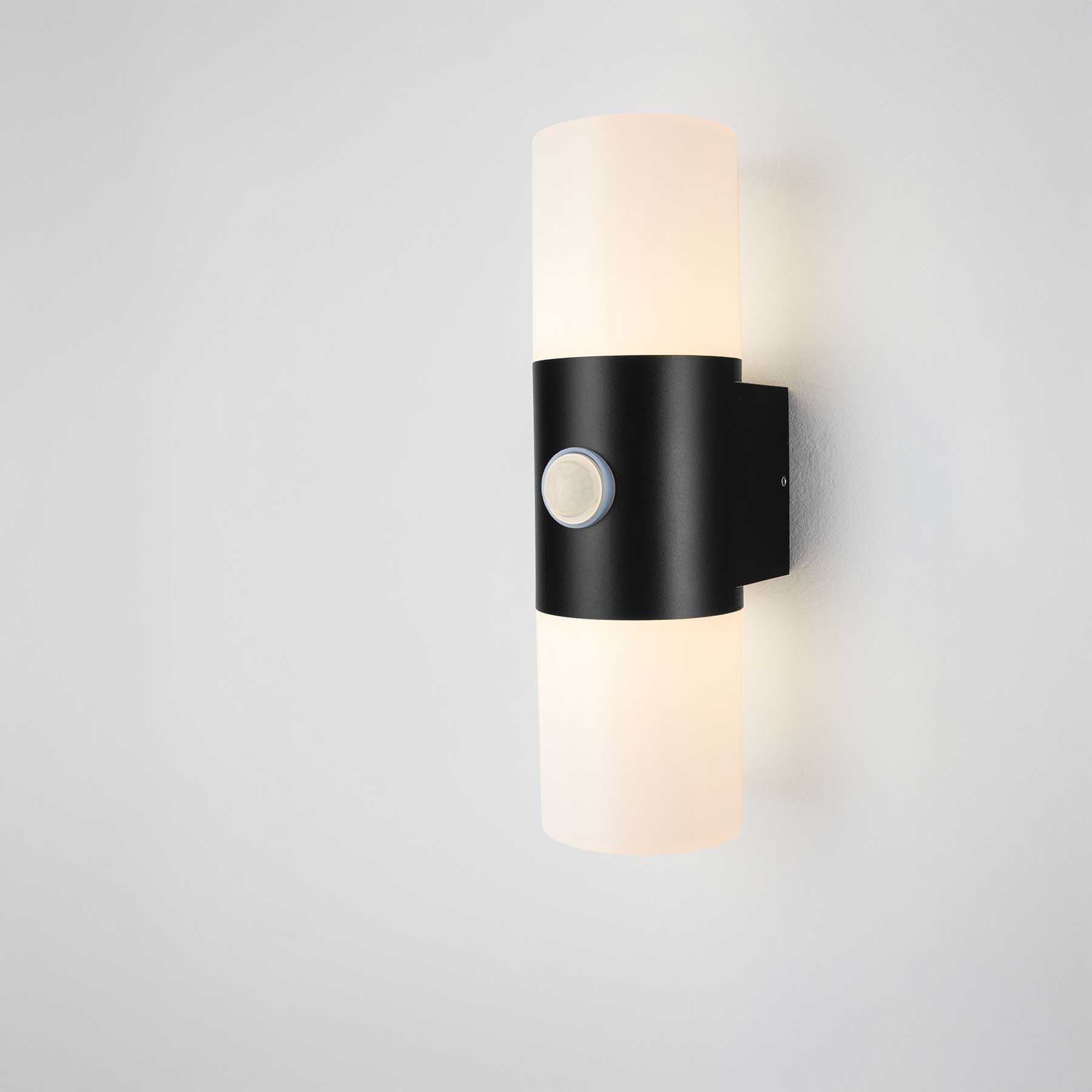 Nova Luce Paul LED nástěnné svítidlo IP65 s pohybovým senzorem
