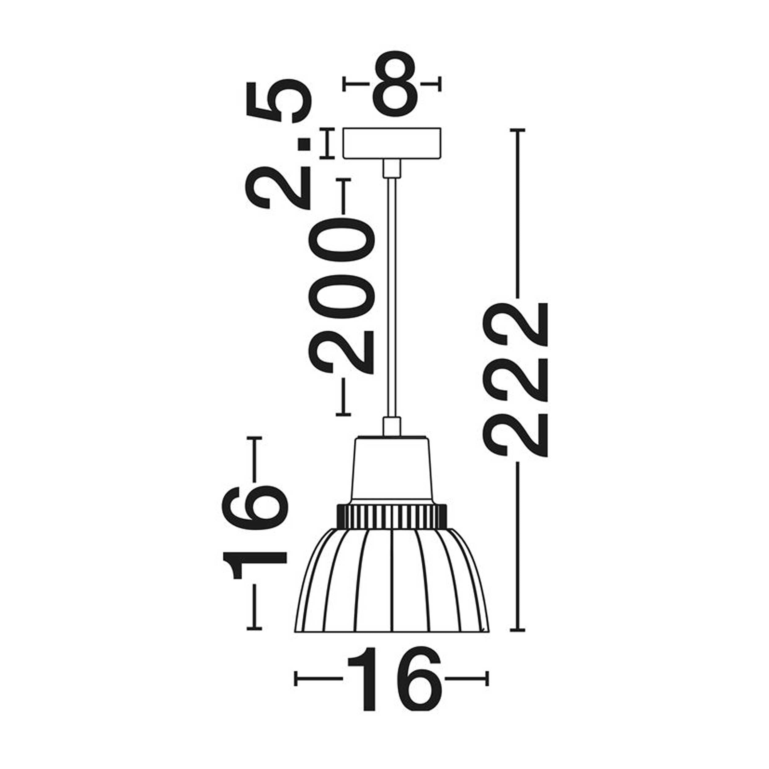 Nova Luce Picco E14 pendant light
