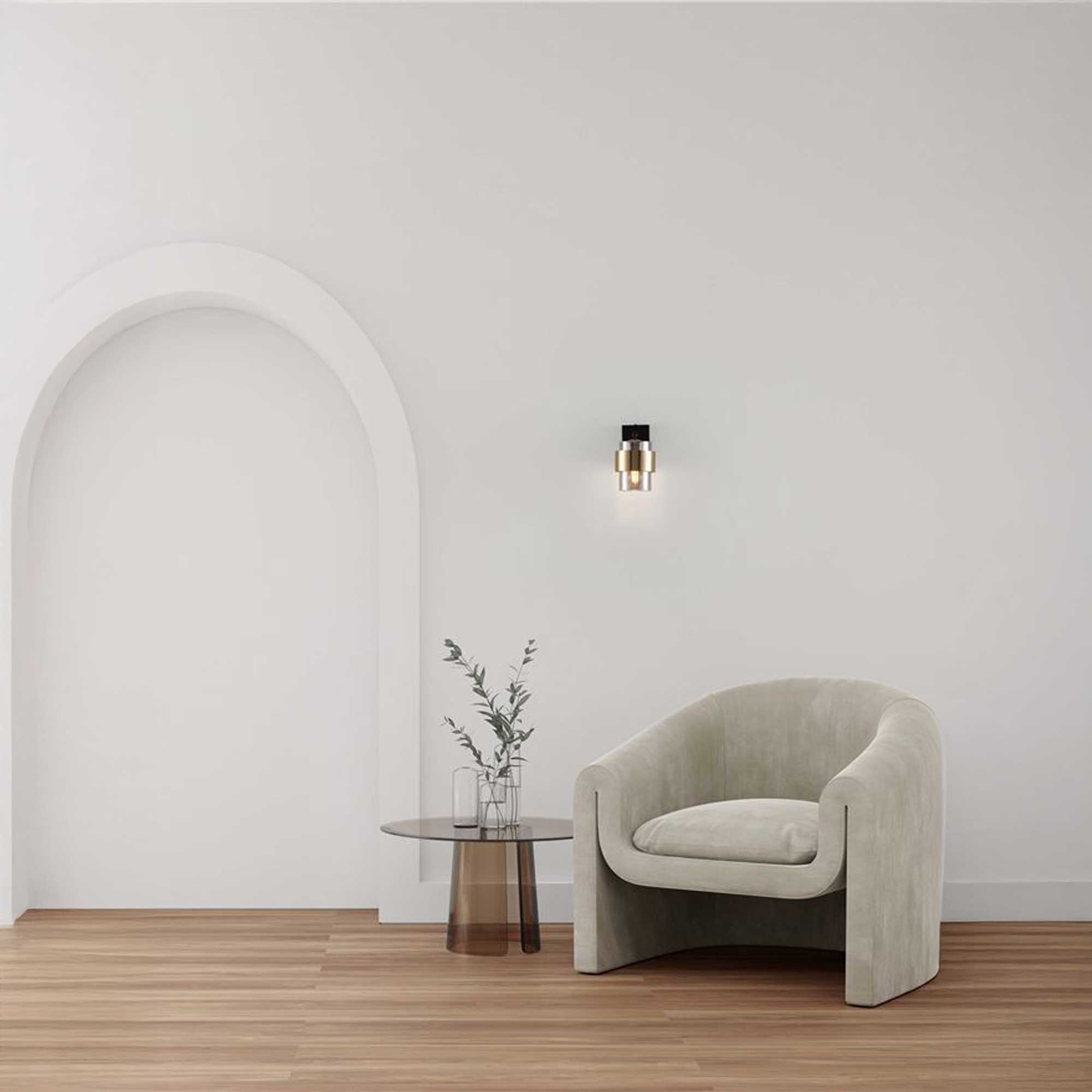 Nova Luce Sianna E27 glass wall lamp