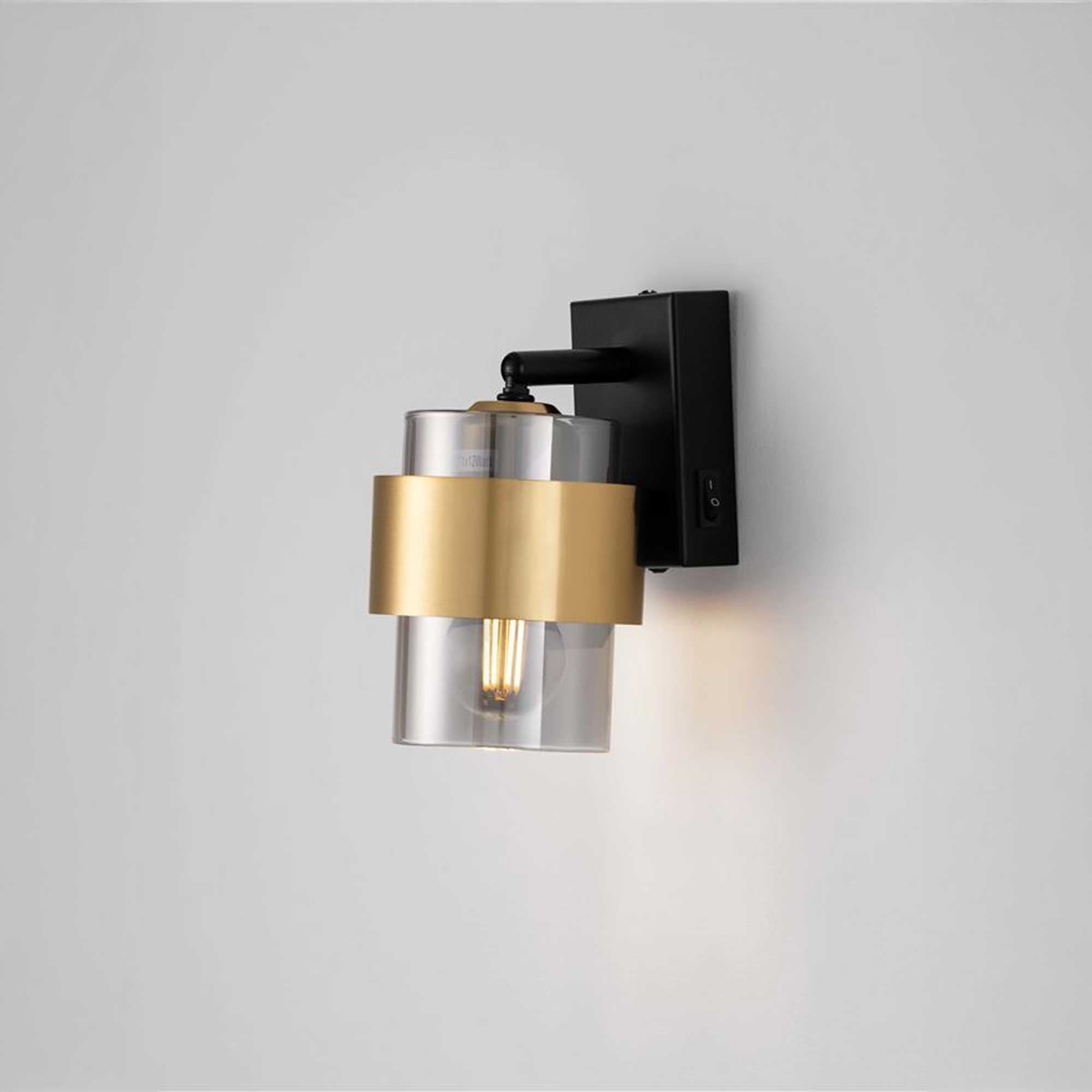 Nova Luce Sianna E27 glass wall lamp