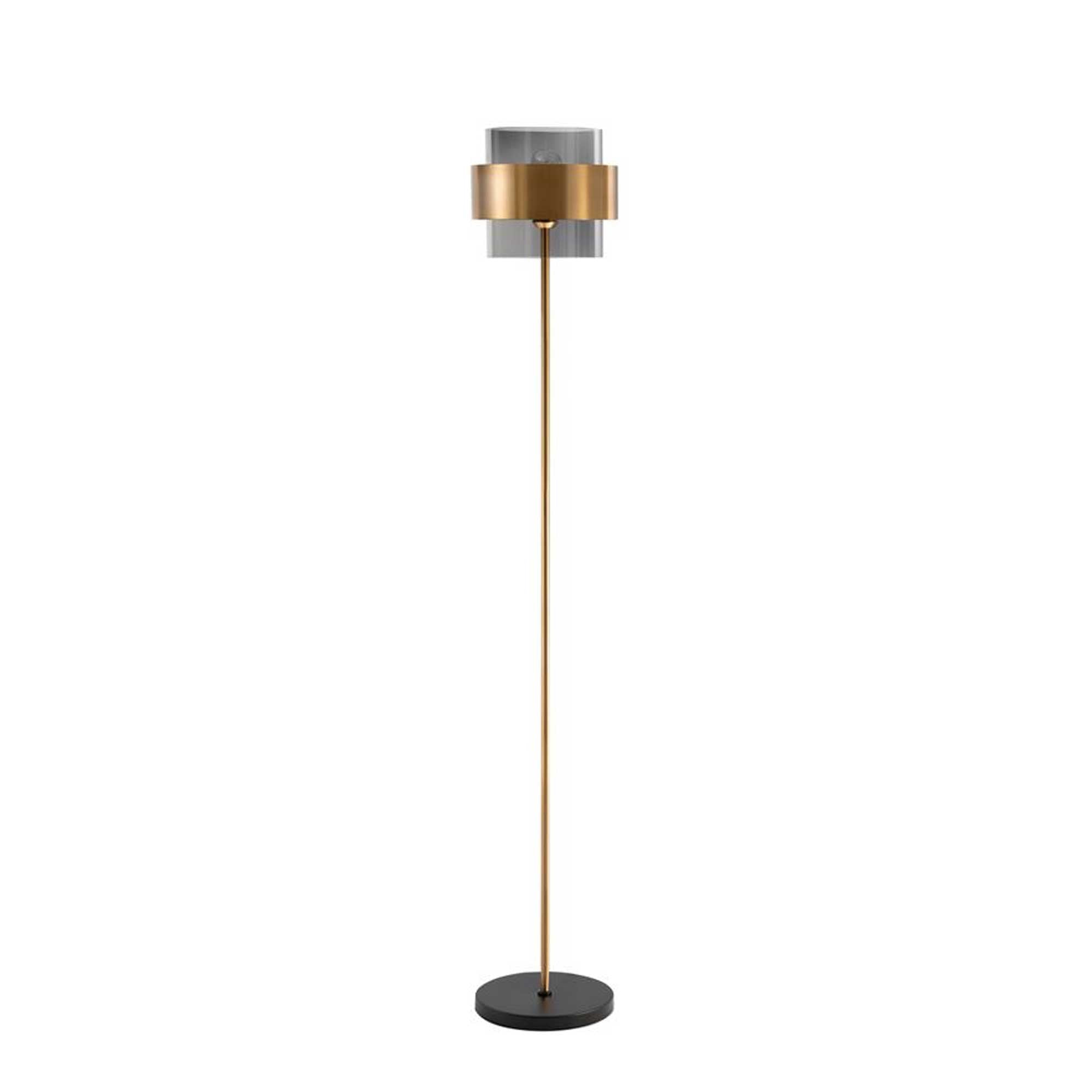 Nova Luce Sianna E27 glass floor lamp