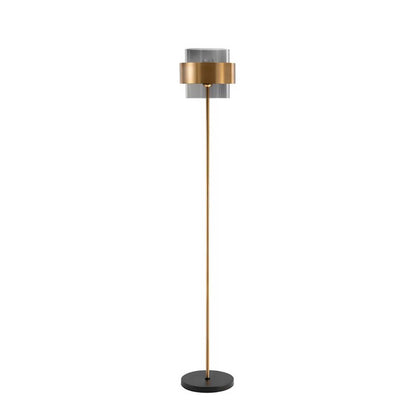 Nova Luce Sianna E27 glass floor lamp