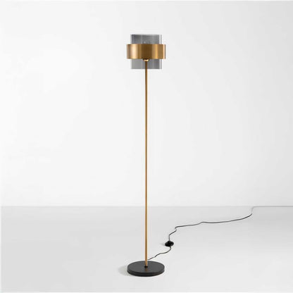 Nova Luce Sianna E27 glass floor lamp