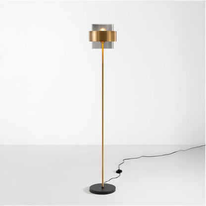 Nova Luce Sianna E27 glass floor lamp