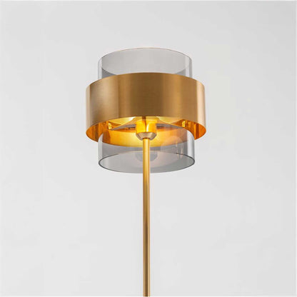 Nova Luce Sianna E27 glass floor lamp
