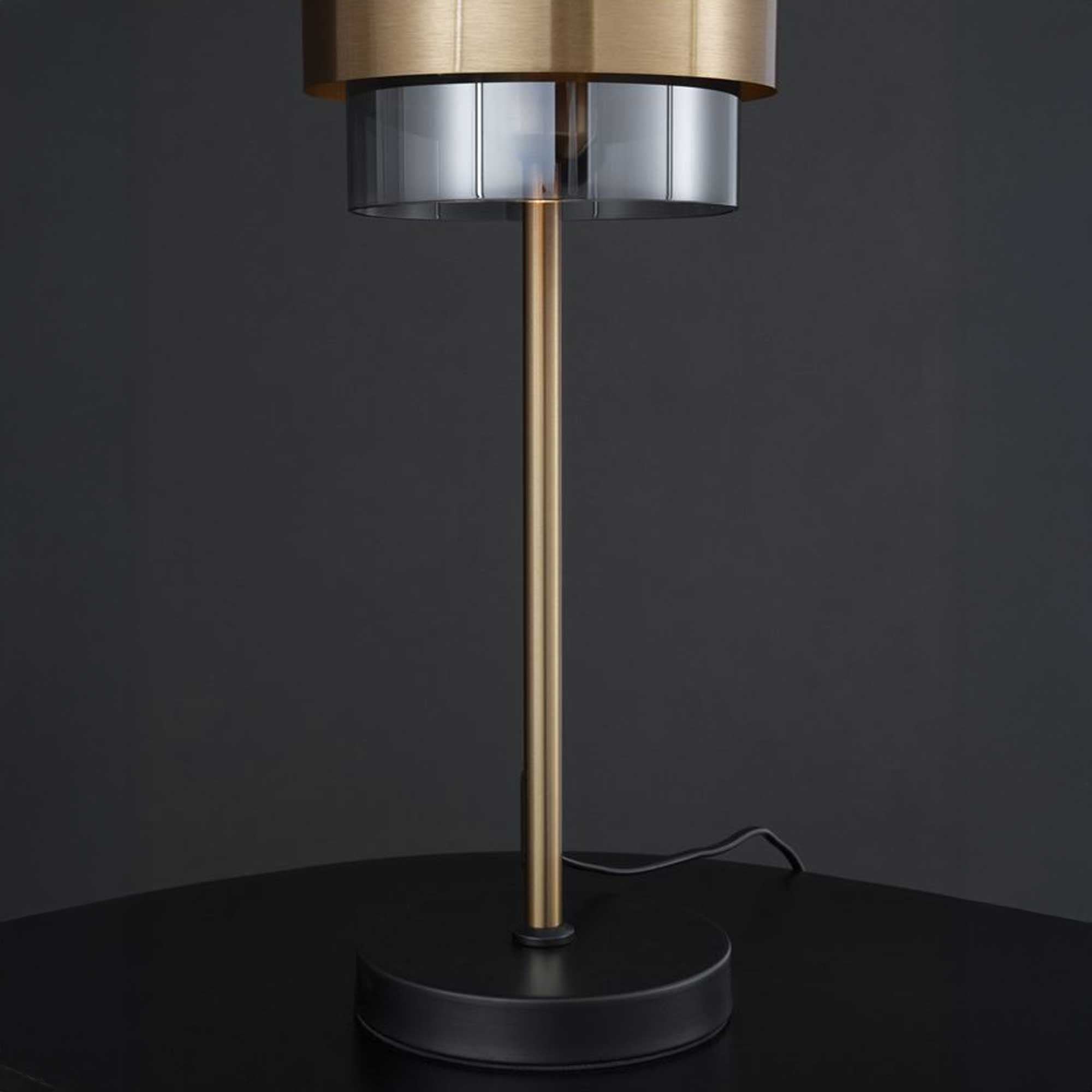 Nova Luce Sianna E27 glass table lamp