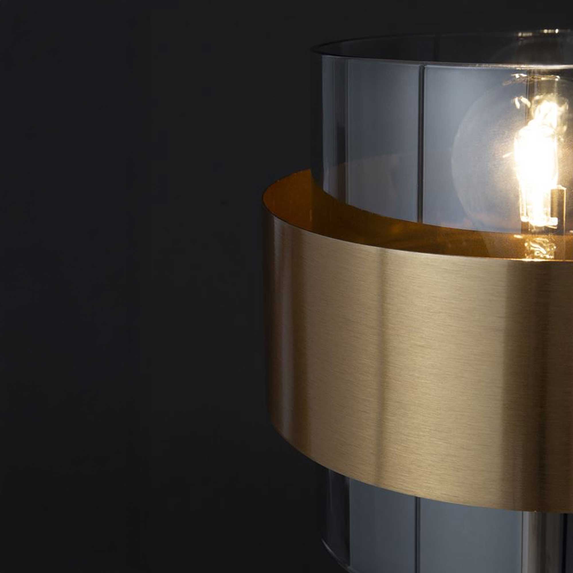 Nova Luce Sianna E27 glass table lamp