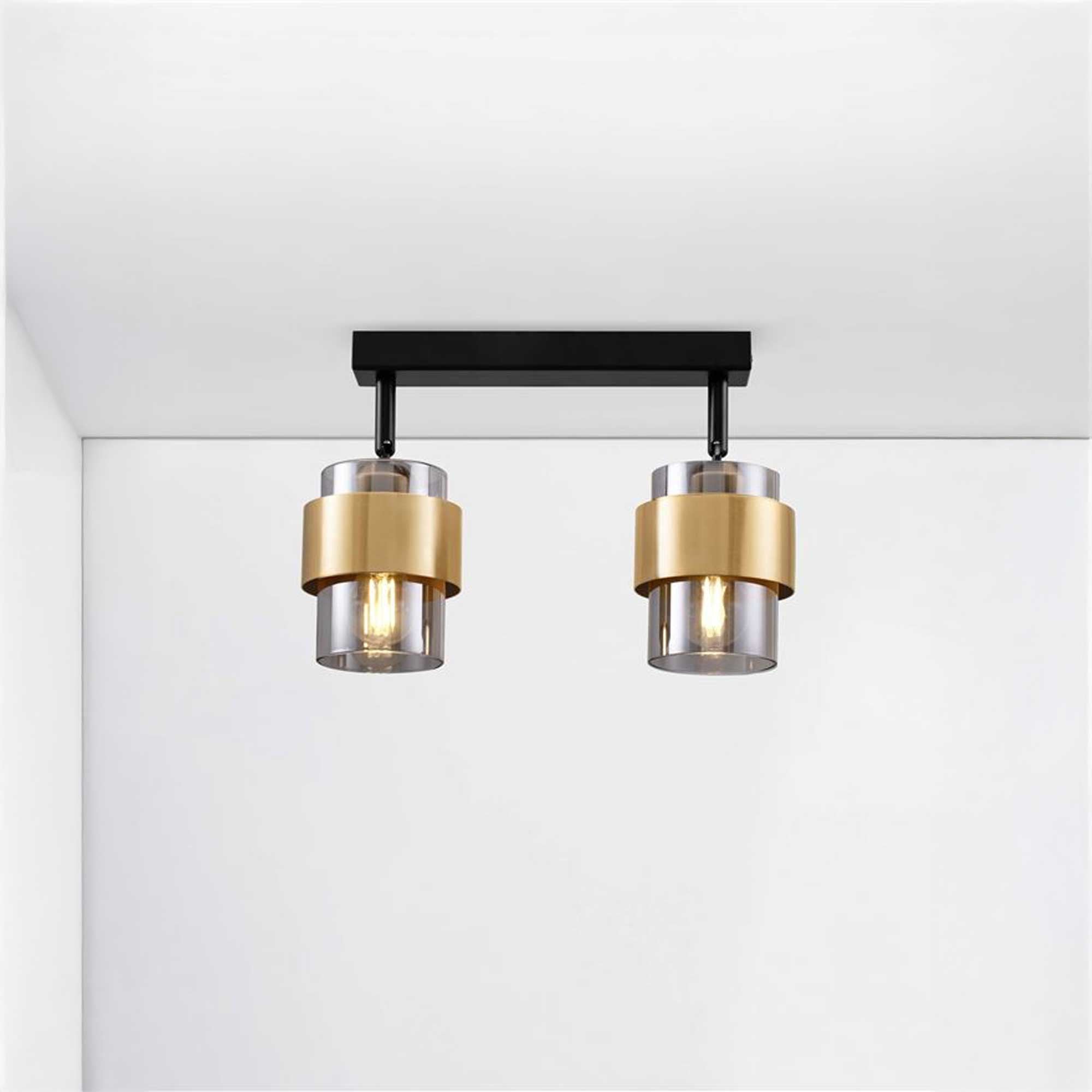 Nova Luce Sianna E27 glass ceiling light
