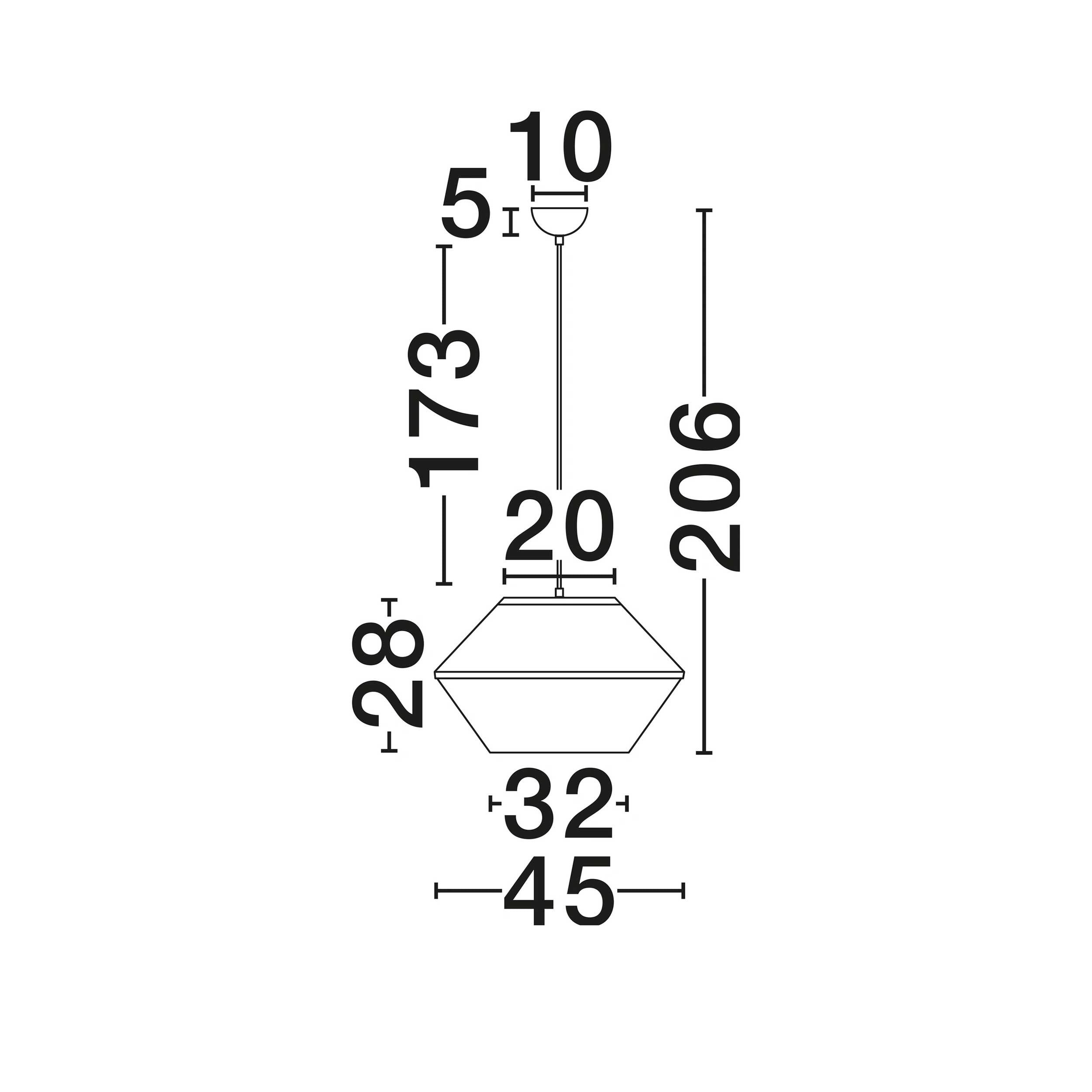 Nova Luce Veliss E27 pendant light