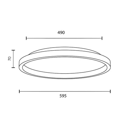 Maytoni Orign LED surface-mounted light