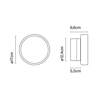 Marset Roc Plus LED wall light