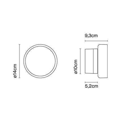 Marset Roc LED wall light