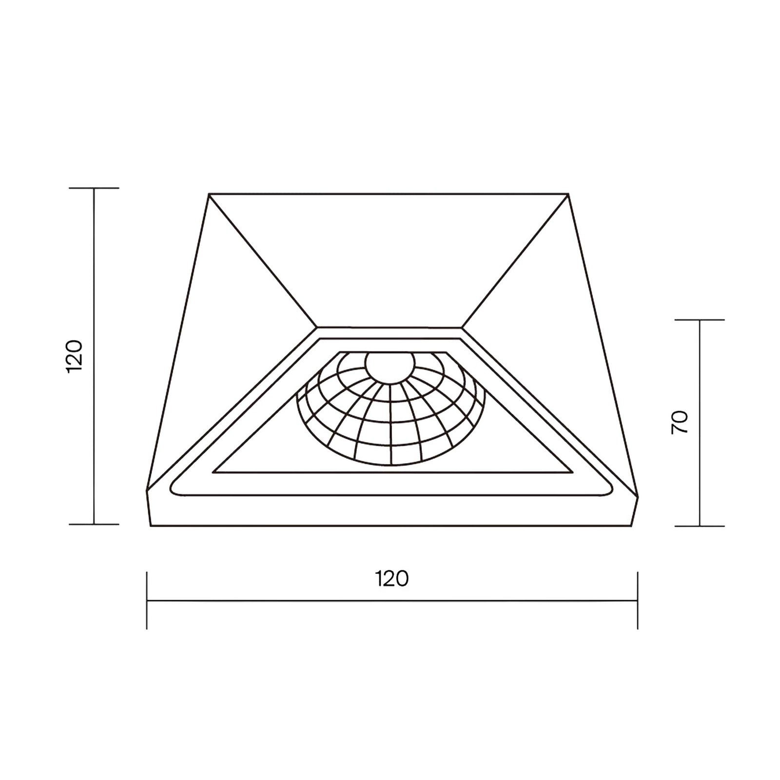 Maytoni Beekman LED exterior wall light