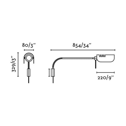 Faro Martinica E27 wall light