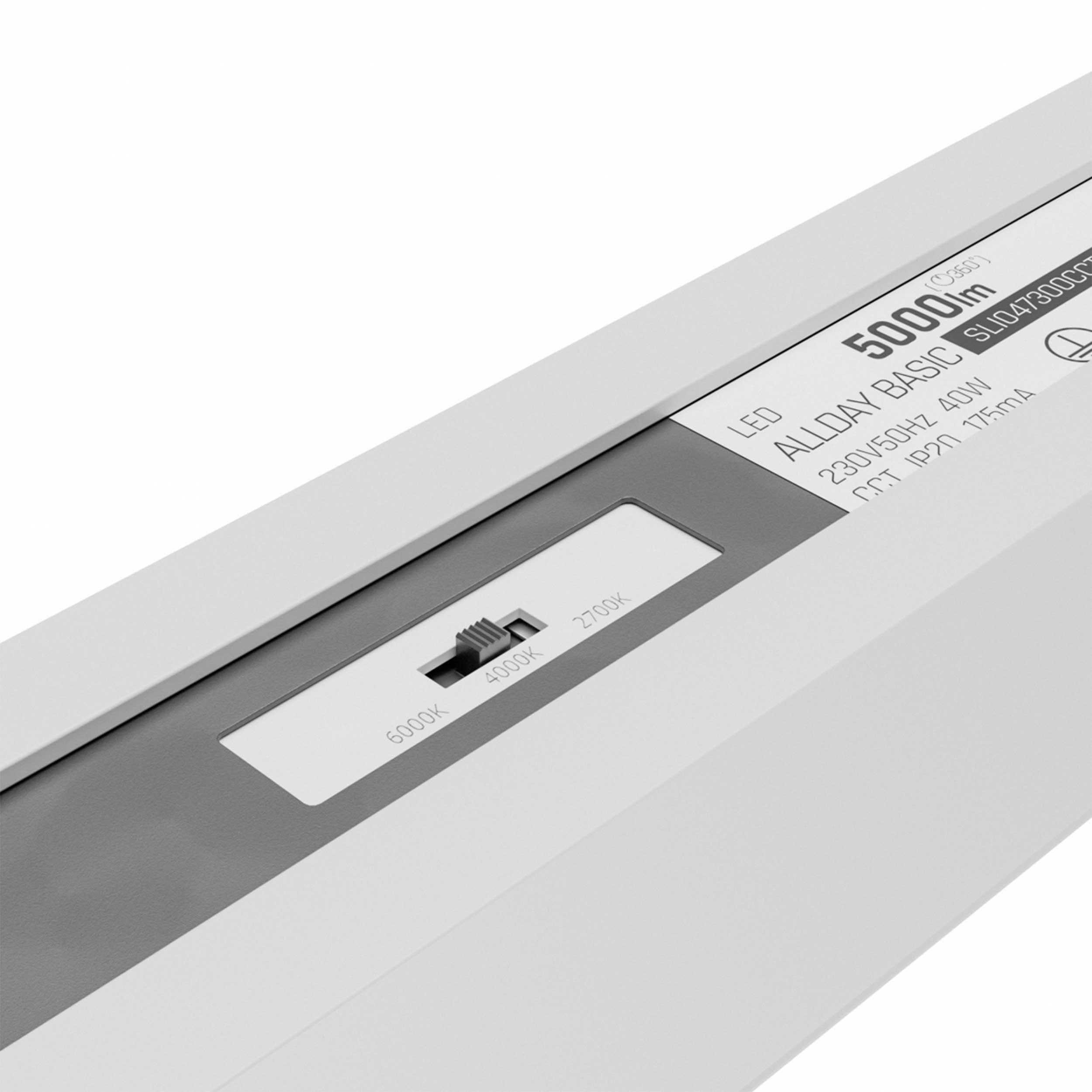 Spectrum ALLDAY Basic LED ceiling linear light 2700/4000/6000K