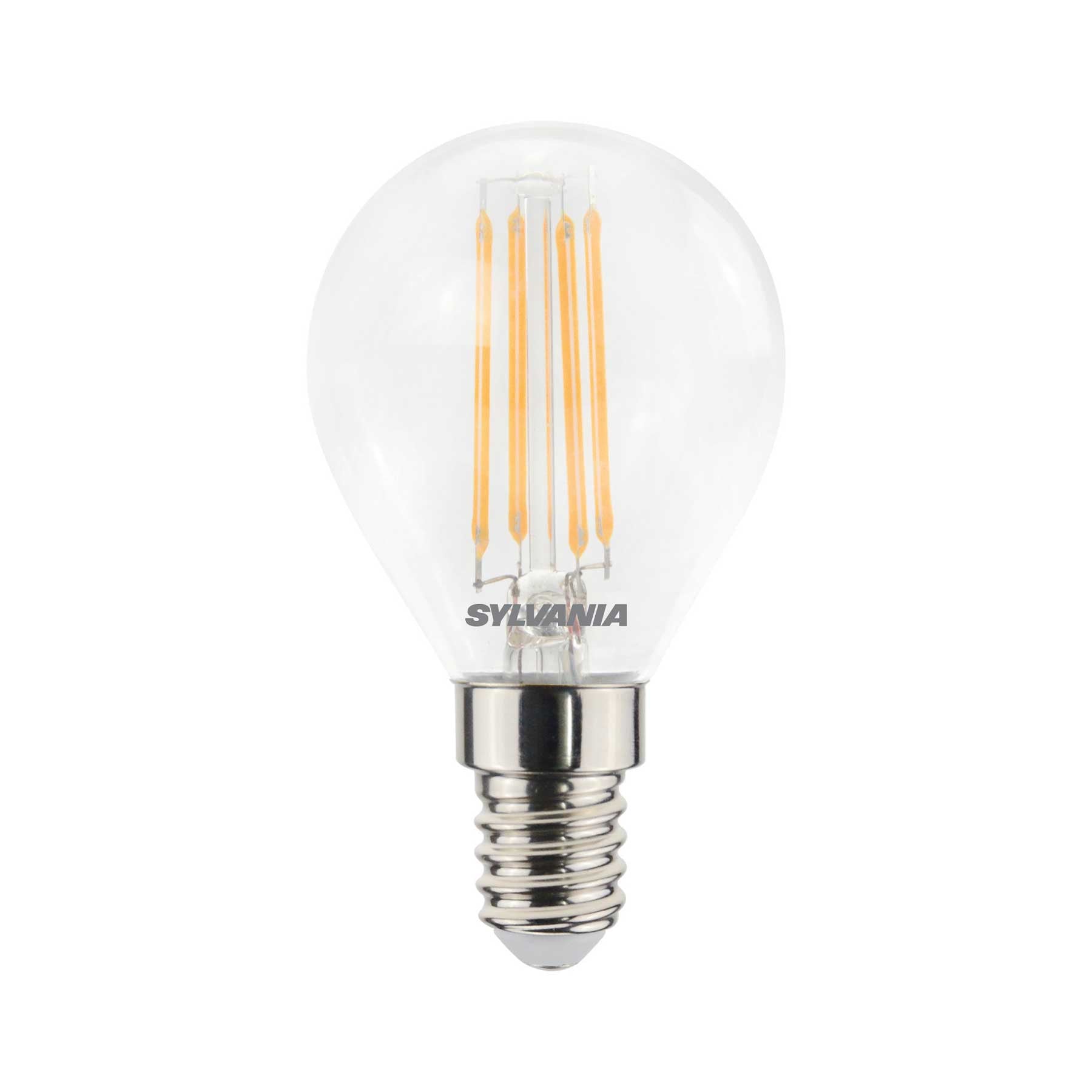 LED žárovka Sylvania ToLEDo RT Ball V5 CL DIM 470lm 827 E14 SL