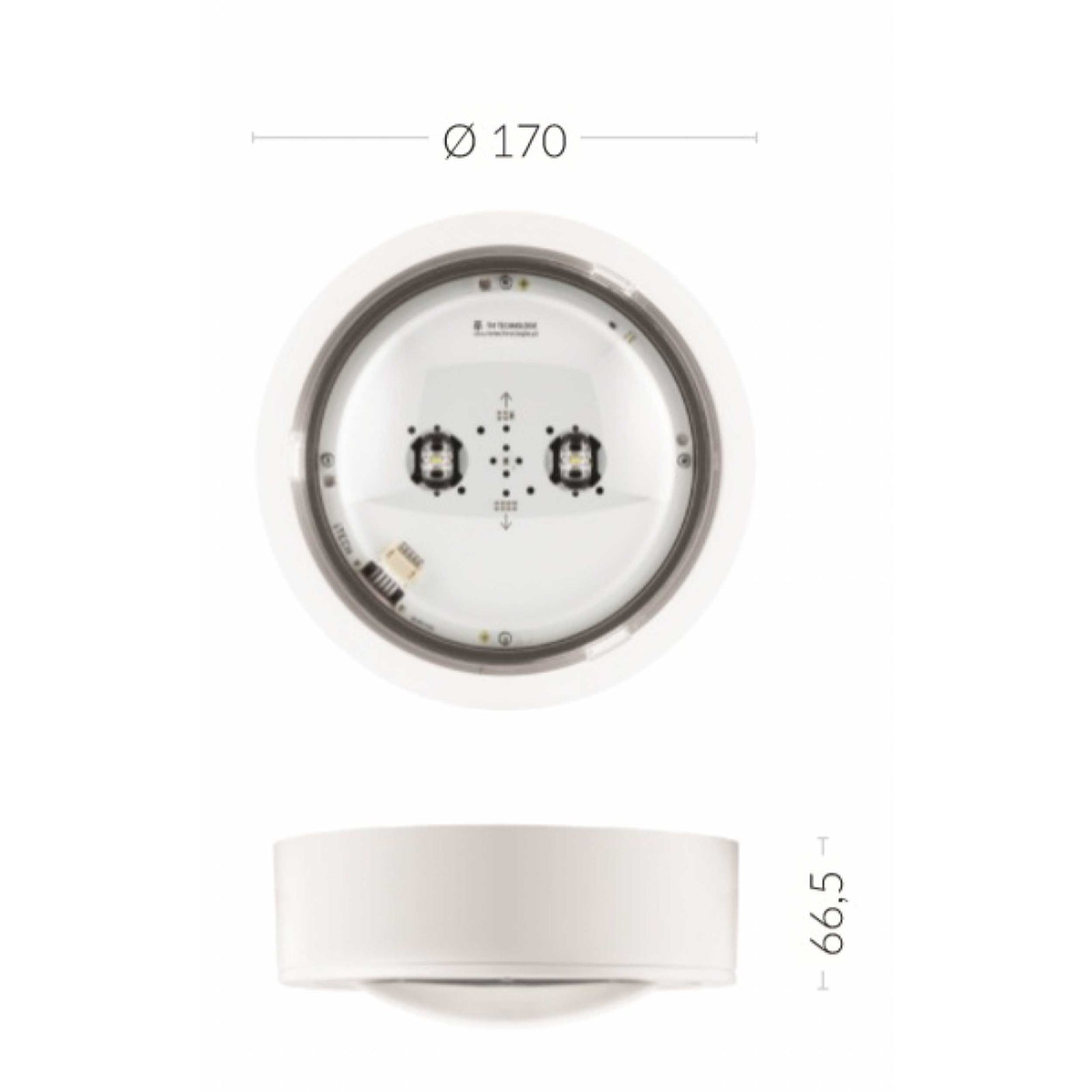 TM.ITECH M1 60 NM W anti-panic emergency lighting IP65