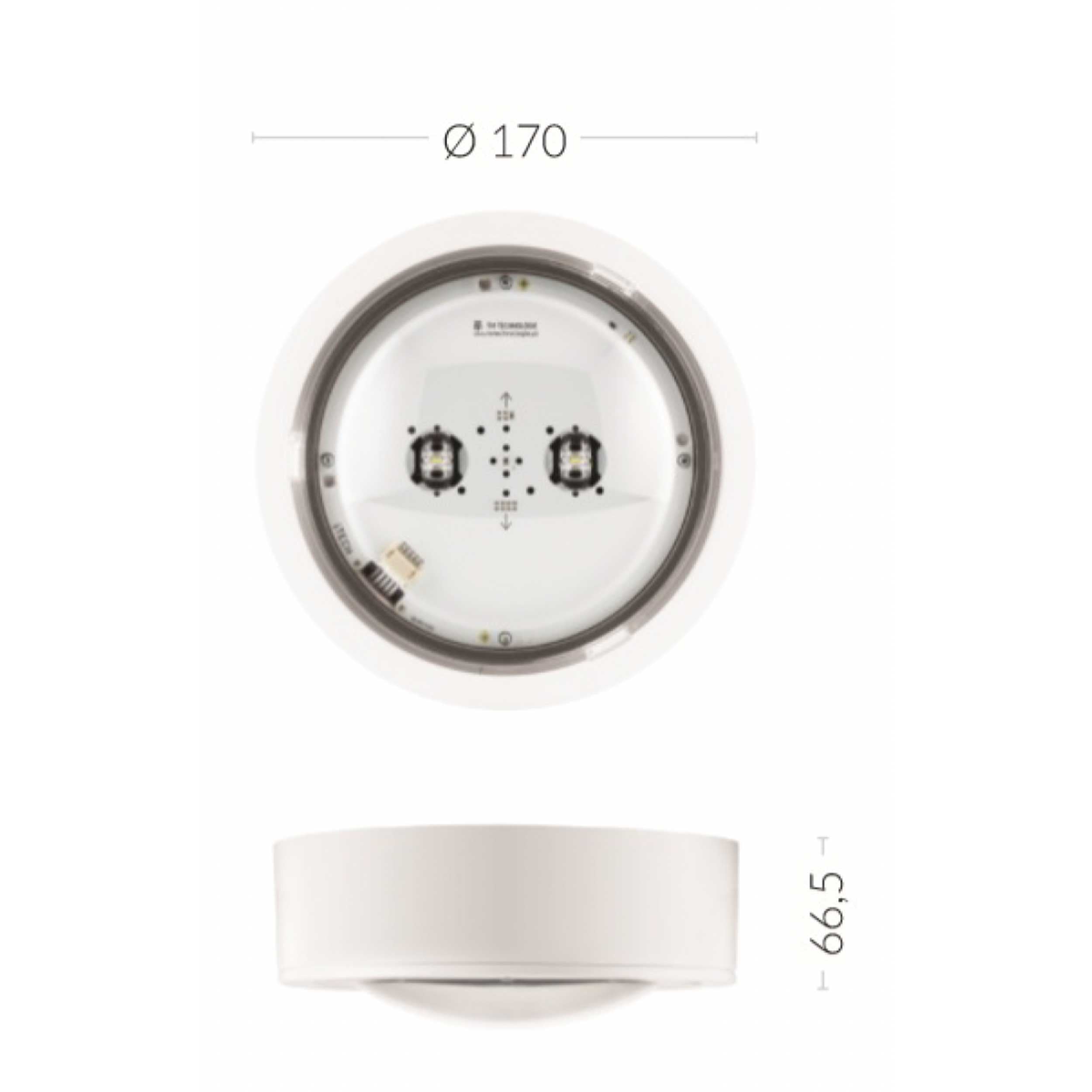 TM.ITECH M1 60 NM W anti-panic emergency lighting IP65