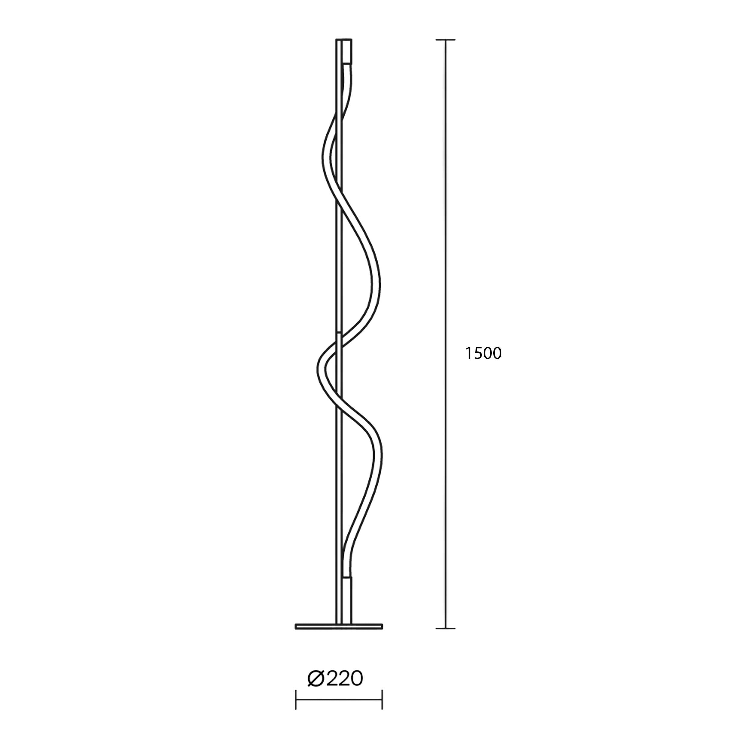 Maytoni Tau LED floor light