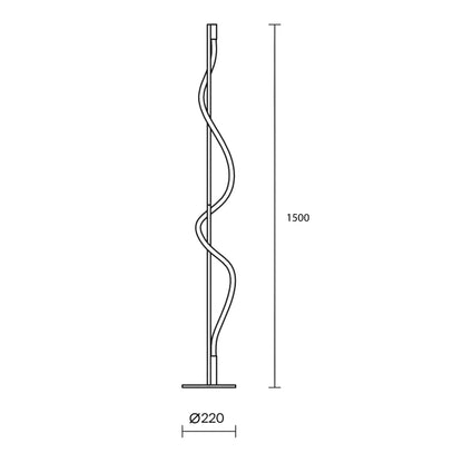 Maytoni Tau LED floor light