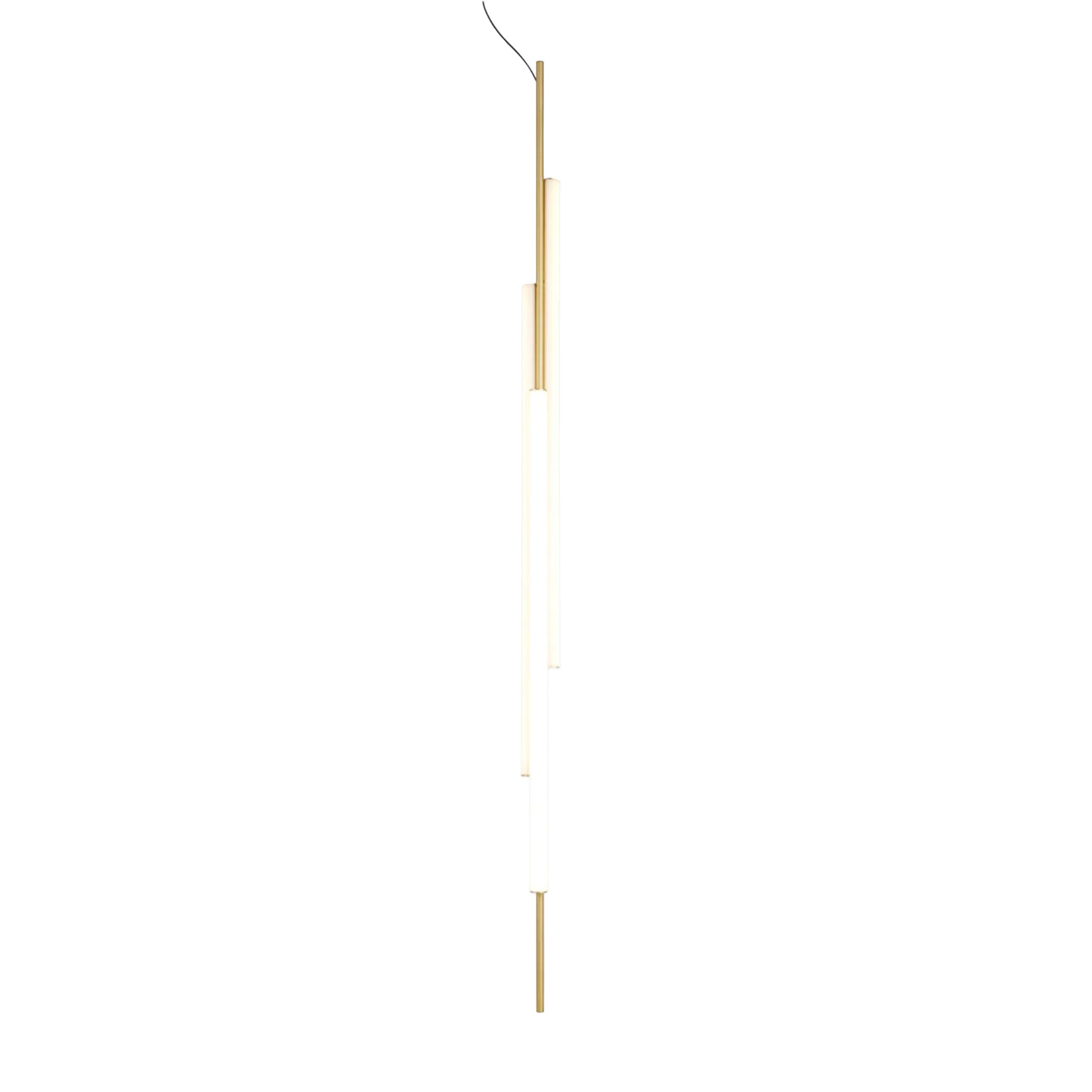 Marset Ambrosia V3 LED Gold Recessed Suspended Vertical light