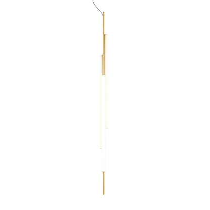 Marset Ambrosia V3 LED Gold Recessed Suspended Vertical light
