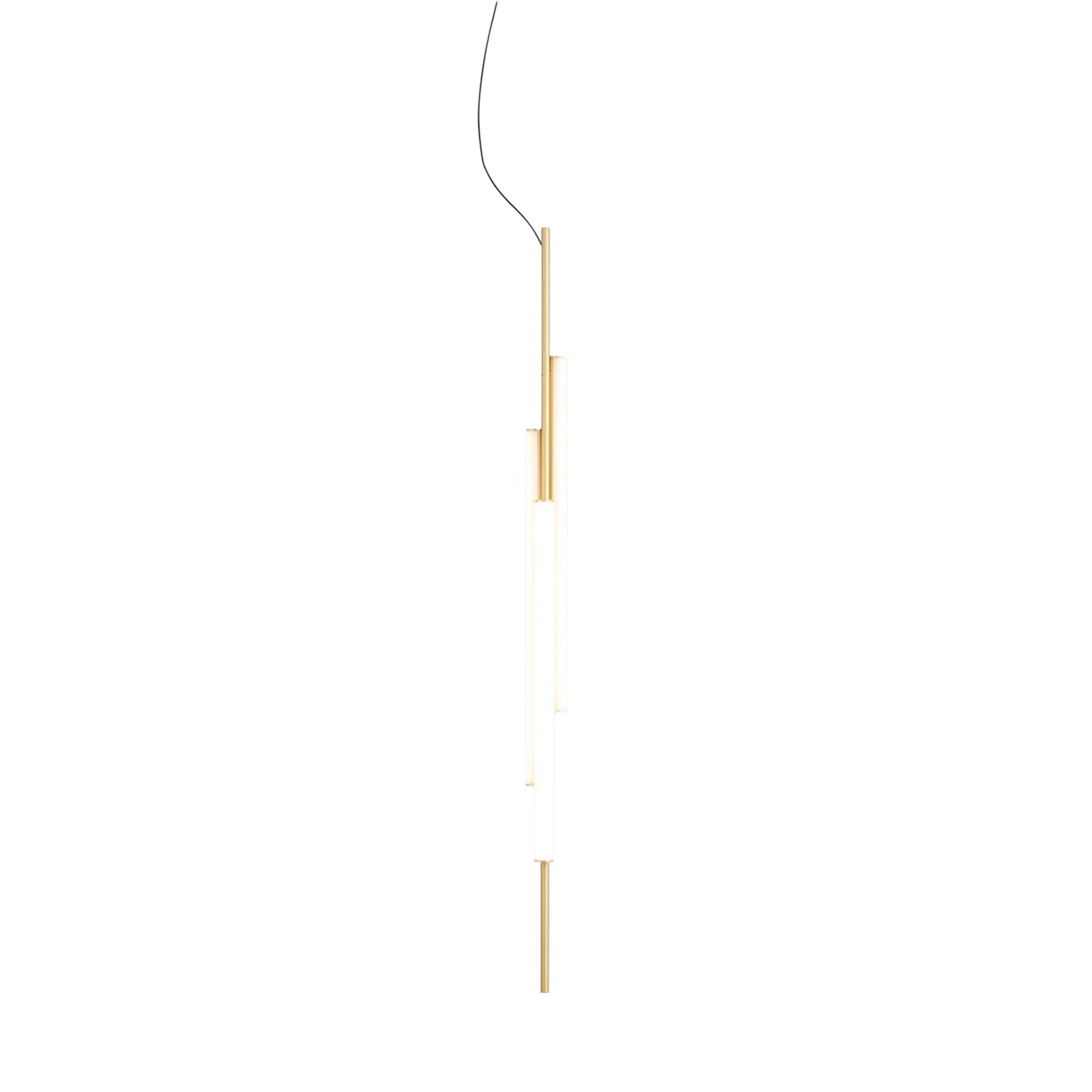 Marset Ambrosia V3 LED Gold Recessed Suspended Vertical light