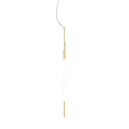 Marset Ambrosia V3 LED Gold Recessed Suspended Vertical light