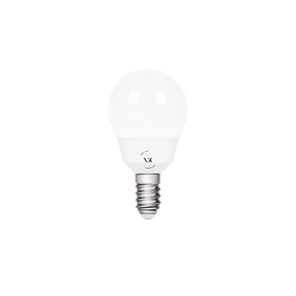 VK Light Mini Globe Plastic E14 LED Bulb, 540 lm, ø45, 6 W