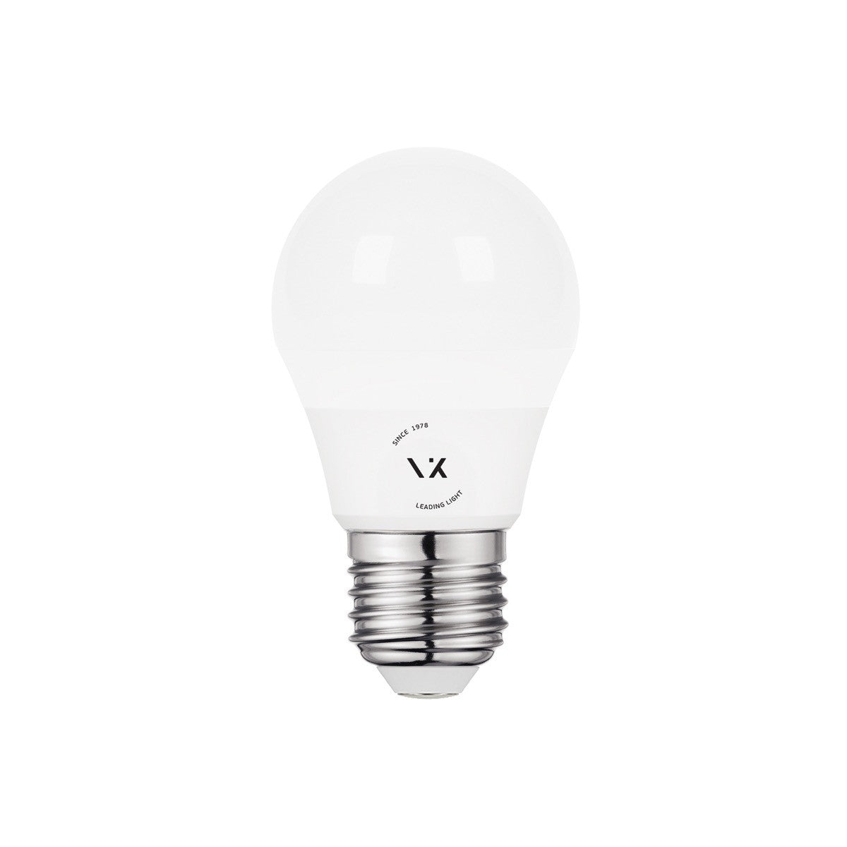 VK Light Mini Globe Plastic E27 LED Bulb, 540 lm, ø45, 6 W