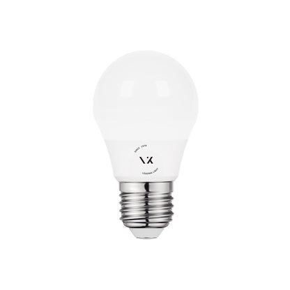VK Light Mini Globe Plastic E27 LED Bulb, 540 lm, ø45, 6 W