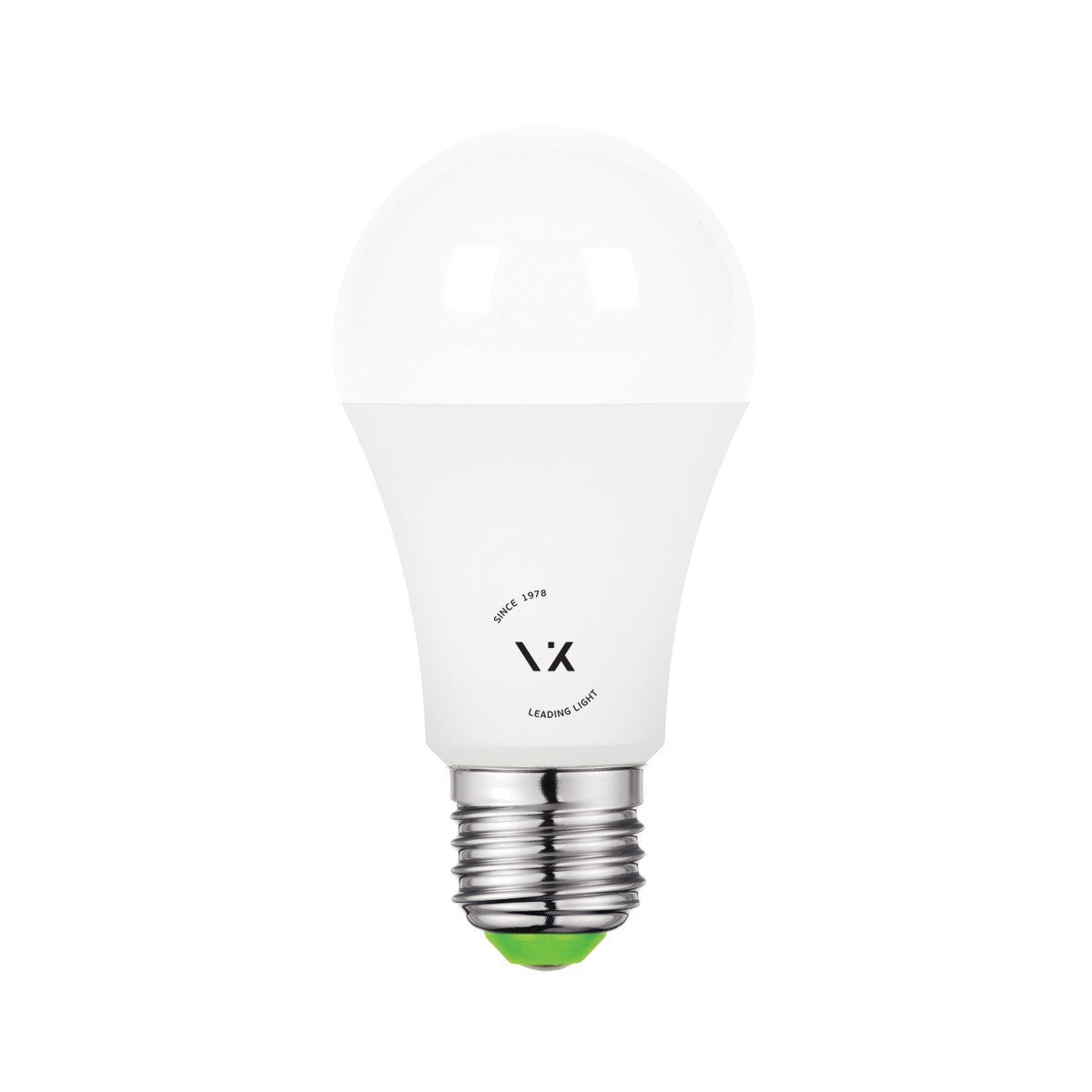 VK Light Classic Plastic E27 LED Bulb, ø60, 9W