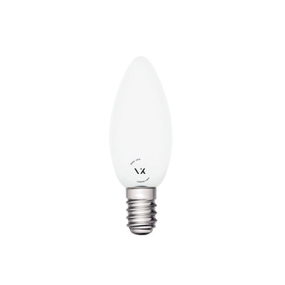 VK Light Candle Filament Milky E14 LED Bulb