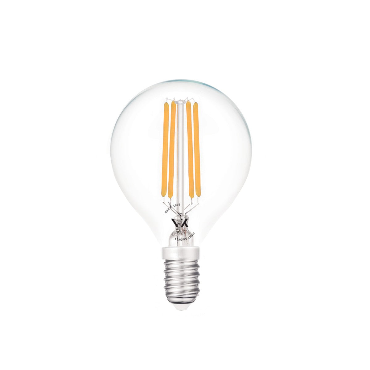 VK Light Mini Globe Filament Clear E14 LED Bulb