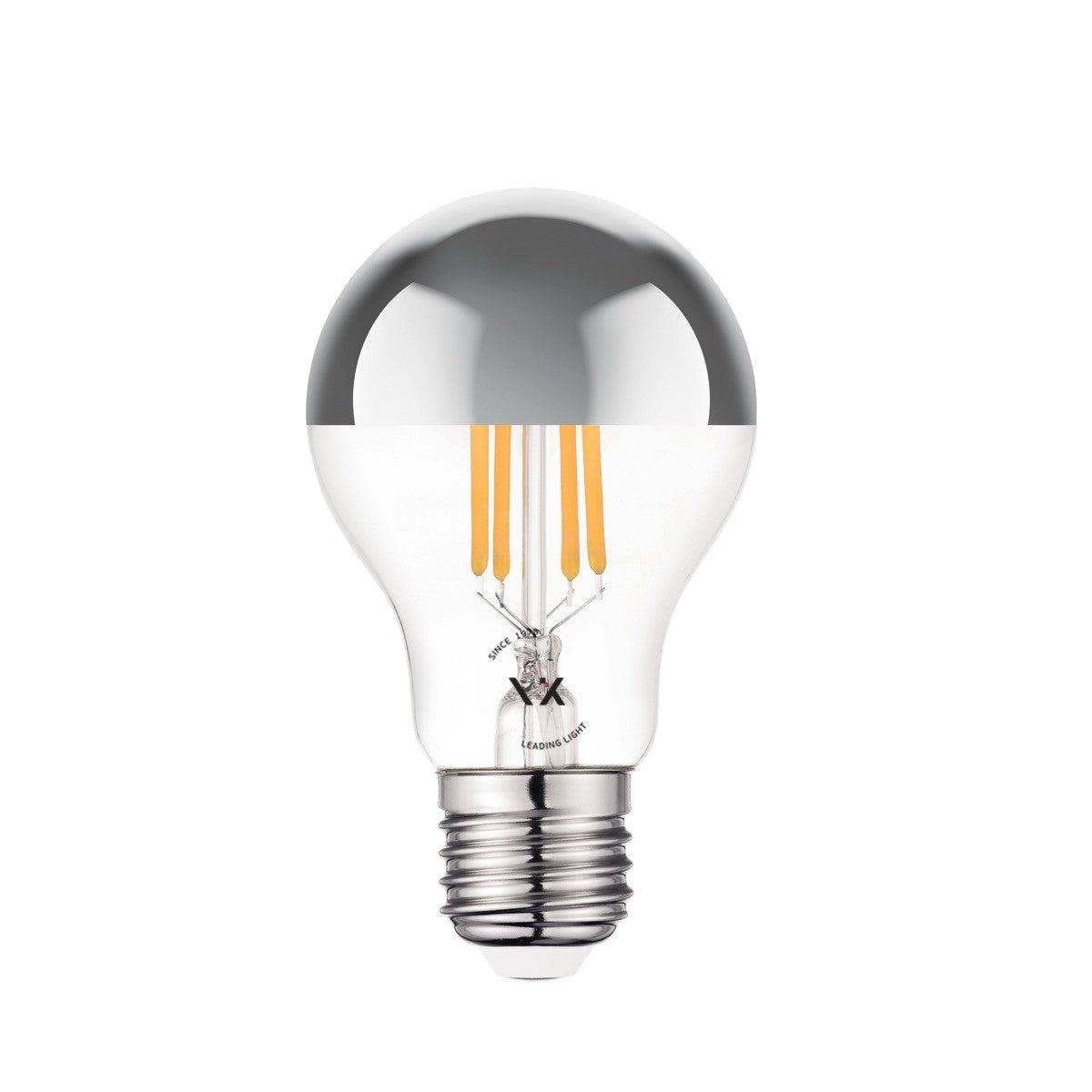 VK Light Classic Filament Silver E27 2700K 7W Dimmable LED Bulb