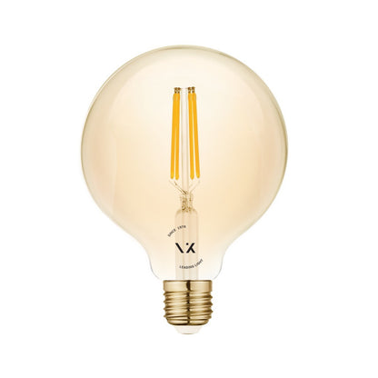 VK Light Globo Filament Amber E27 2200K 7W Dimmable LED Bulb