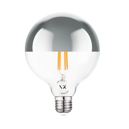 VK Light Globo Filament Silver E27 2700K 7W Dimmable LED Bulb