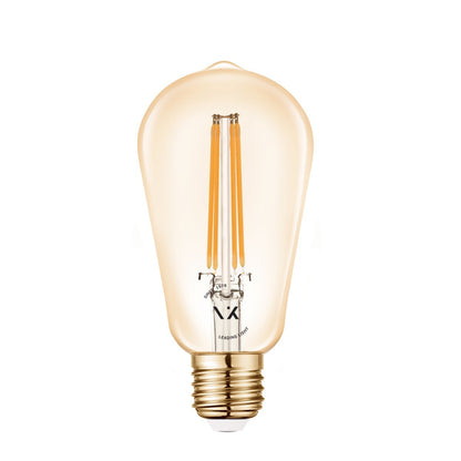 VK Light Filament Amber E27 Dimmable LED Bulb