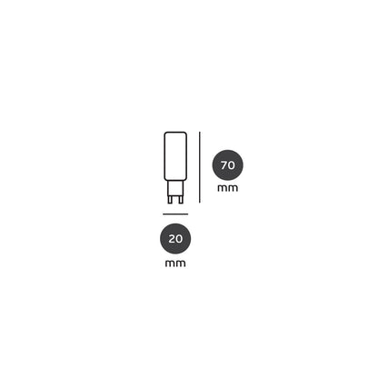 VK Light G9 240V 8W LED Bulb