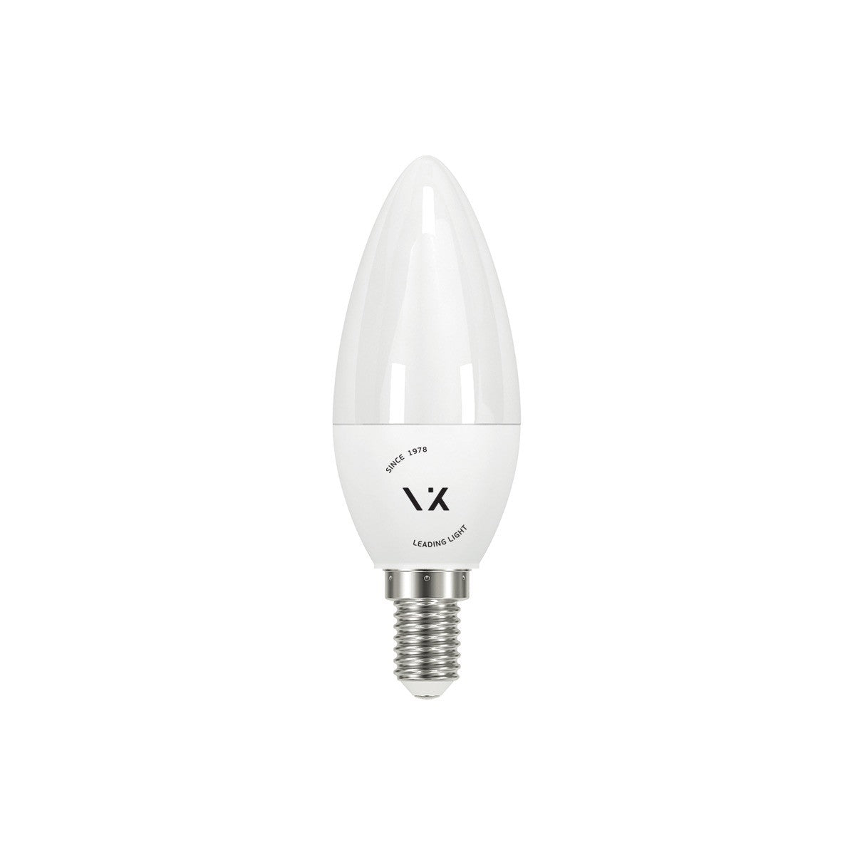 VK Light Candle Plastic E14 9W Dimmable LED Bulb
