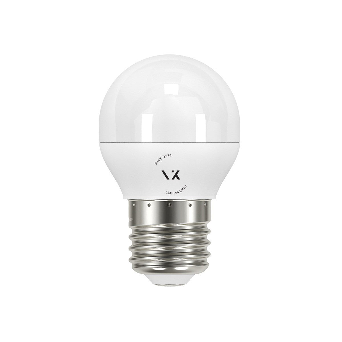 VK Light Mini Globe Plastic E27 LED Bulb, 840 lm, ø45, 9 W