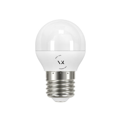VK Light Mini Globe Plastic E27 LED Bulb, 840 lm, ø45, 9 W