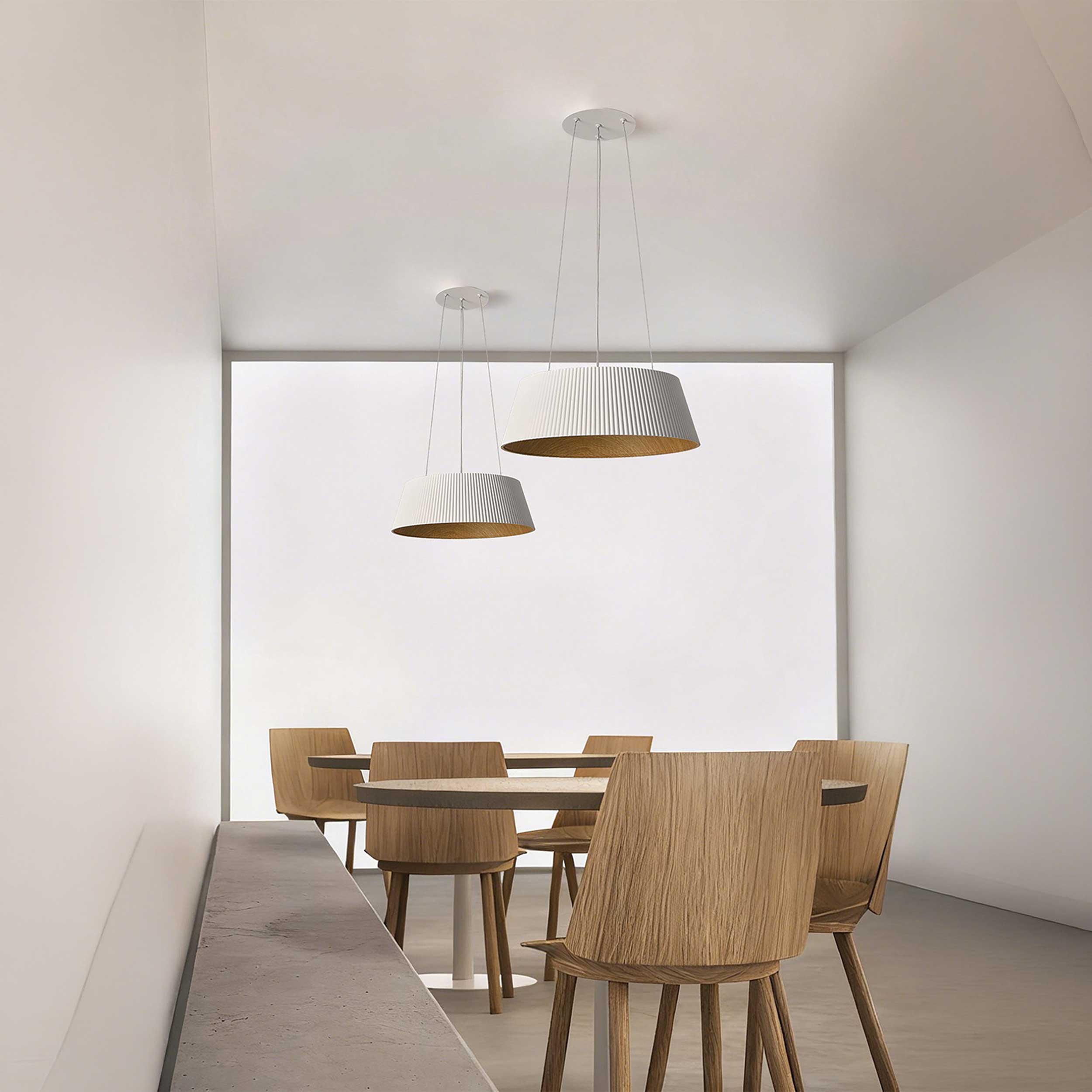 VK Light Aelia Wood LED pendant light